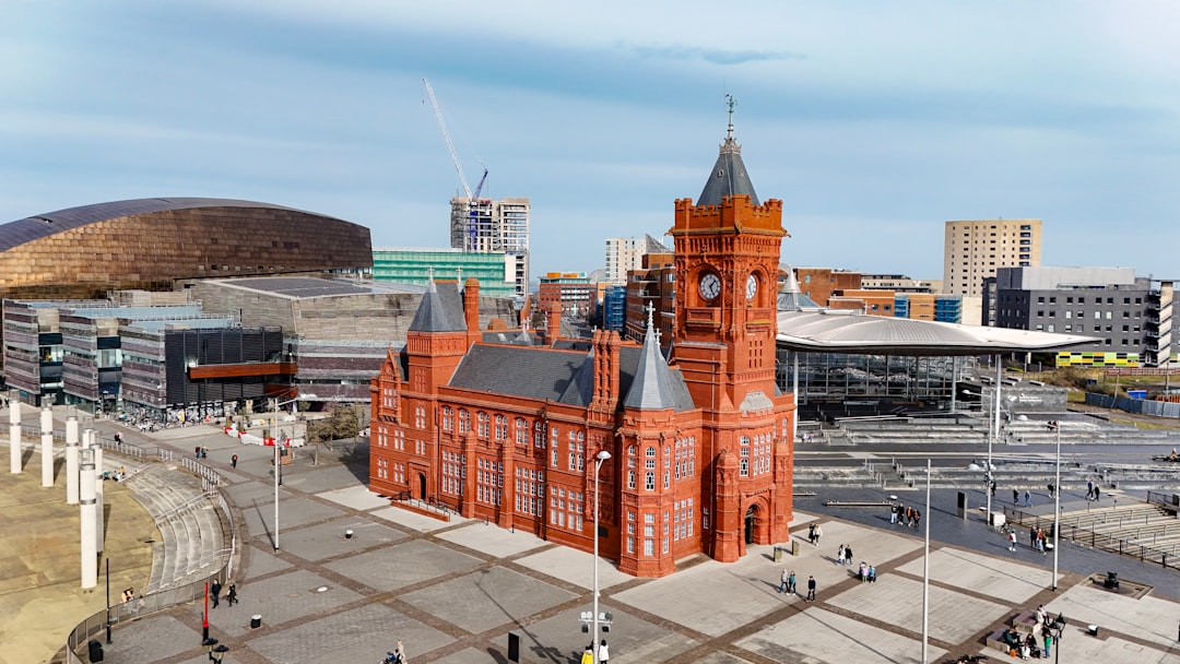 The Senedd building in Cardiff Bay